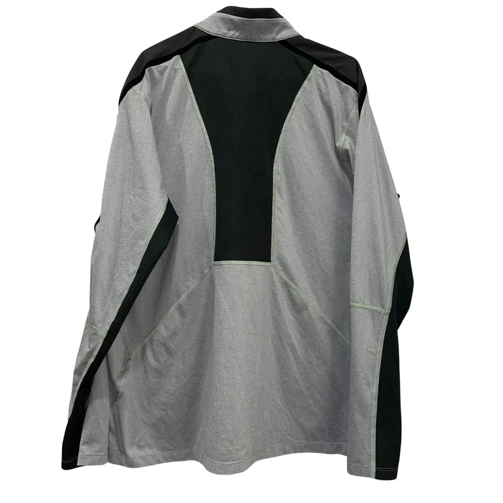 The North Face Mens L G FlashDry XD Quarter Zip Pullover Athletic‎ Gray